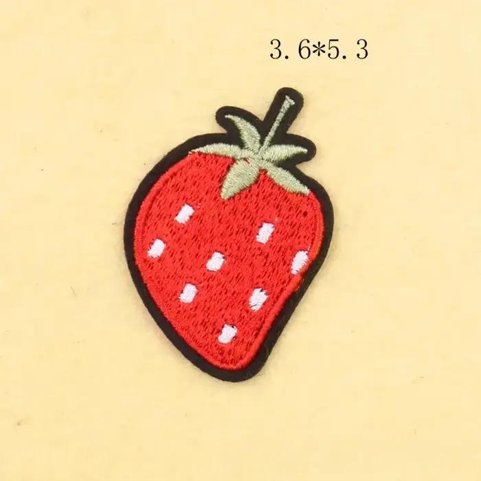 Ensemble d'autocollants en tissu fruits bonbons