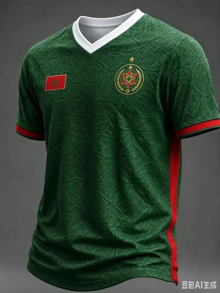 Maillot de football extérieur de l'équipe du Maroc blanc à manches courtes, T-shirt vert unisexe pour supporters, entraînement sportif, tee-shirt décontracté