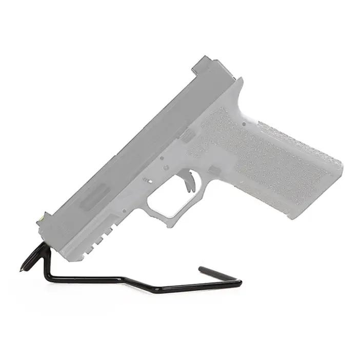 Stand de présentation en acier inoxydable pour pistolets airsoft et armes à feu à offrir pour collectionneurs et professionnels occasions spéciales