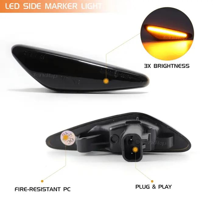 Clignotant LED garde-boue dynamique clignotant feu de position latéral pour Mazda MX5 RX-8 6 Atenza