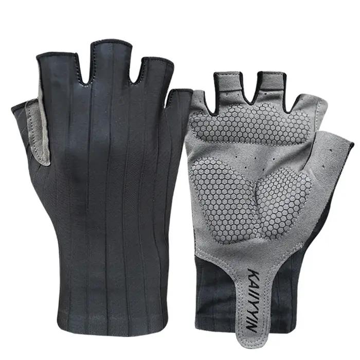 Nouveau Pro Aero Bike Team gants de cyclisme demi doigt en plein air vélo de route Sport gants homme