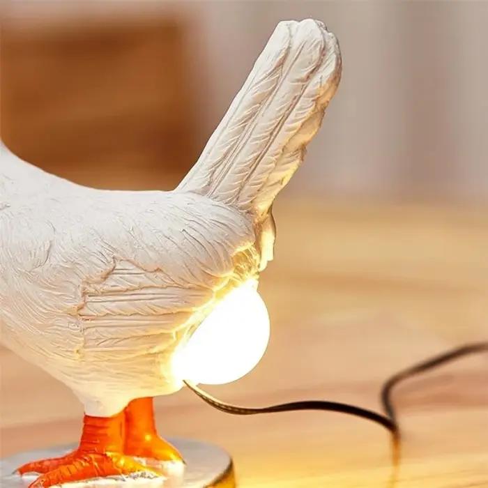 Veilleuses décoratives simulées d'animaux, décoration de pâques amusante pour la maison, fête de car