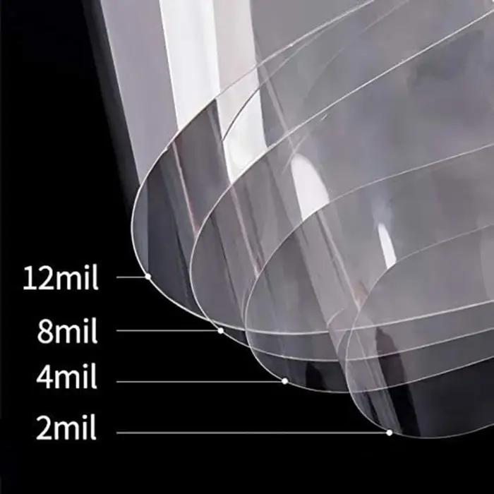 Film de sécurité pour fenêtre, 2/4/8mil, Film de protection Transparent auto-adhésif pour fenêtre de sécurité, Anti-éclatement, pour le bureau et la maison