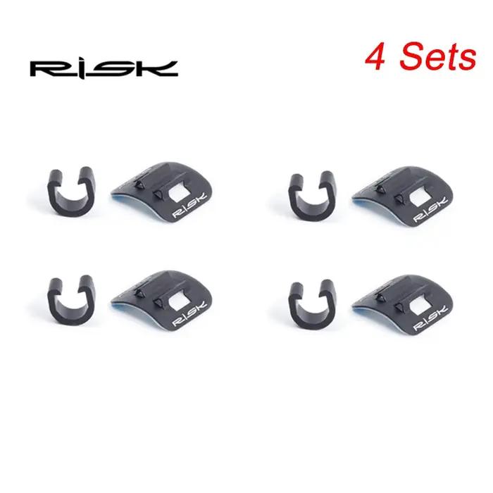 RISK Fixe-câbles de vélo en forme de C pour tube de frein et de transmission