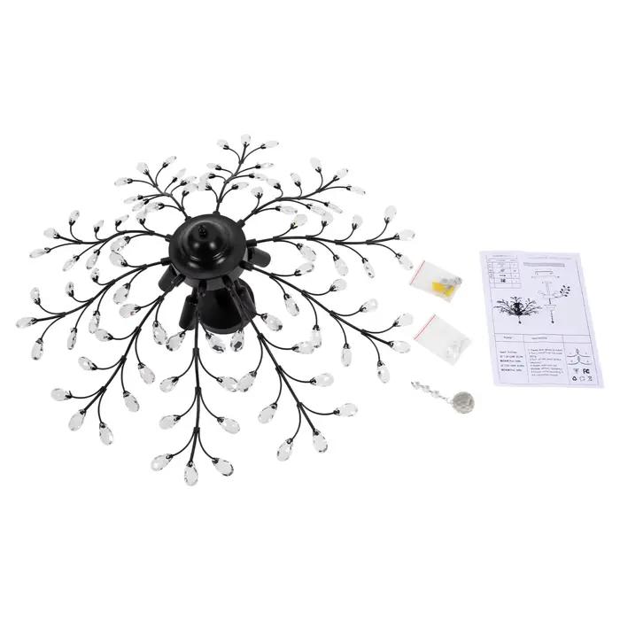 Plafonnier en Clip au Design Moderne, Luminaire Décoratif de Plafond, Idéal pour un Placard, un Coul