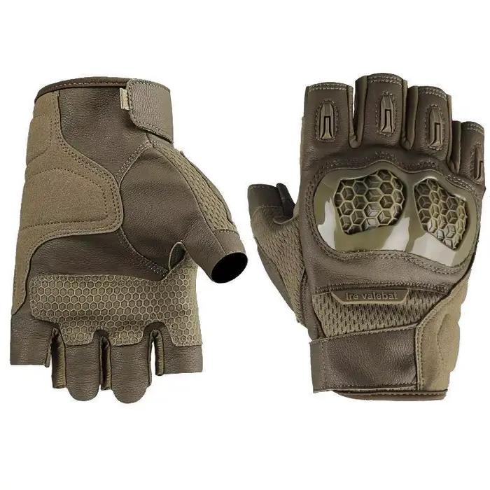 Gants tactiques été demi-doigts antidérapants sport absorption chocs protection chasse légère