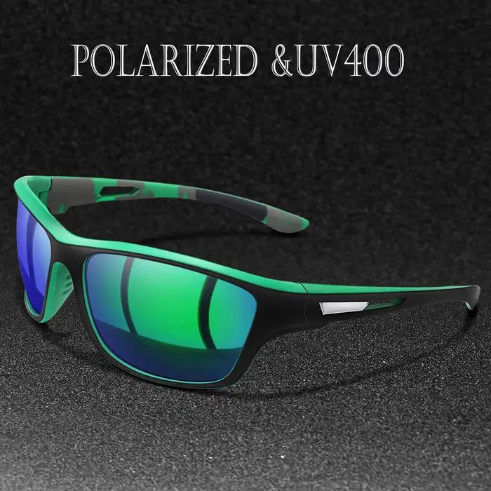 Lunettes de pêche polarisées homme femme anti-éblouissement UV400 lentille TAC pour chasse et randonnée