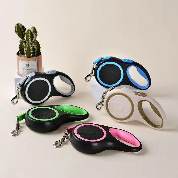 Laisse rétractable automatique pour gros chien
