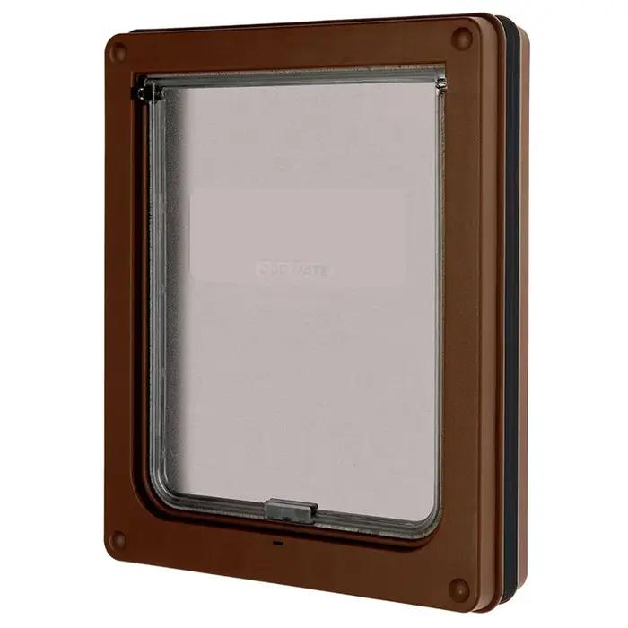 Porte pour chien verrouillable solide avec porte à rabat de Protection de la vie privée porte pour c