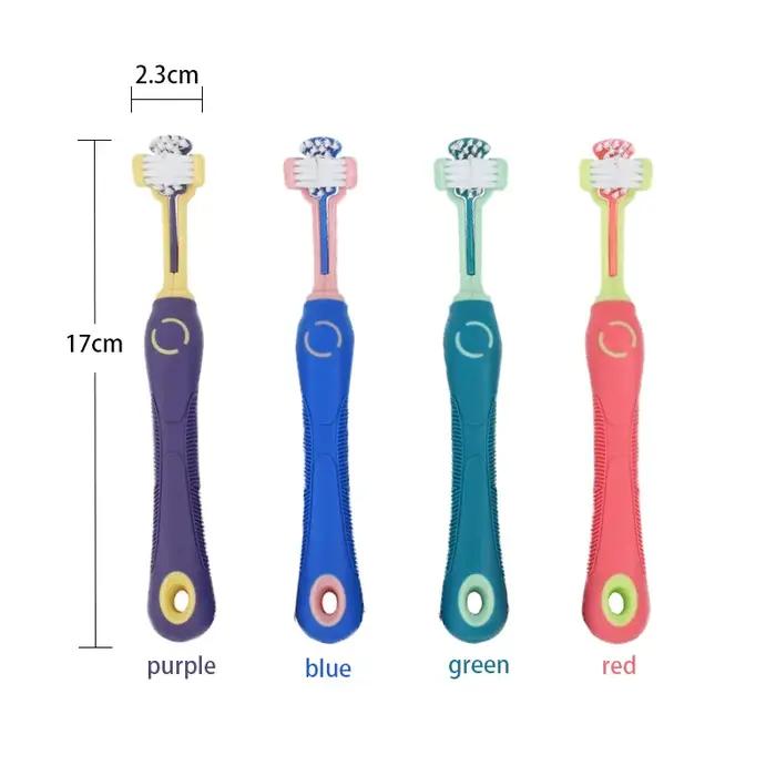 Brosse à dents multi-angle pour animaux de compagnie