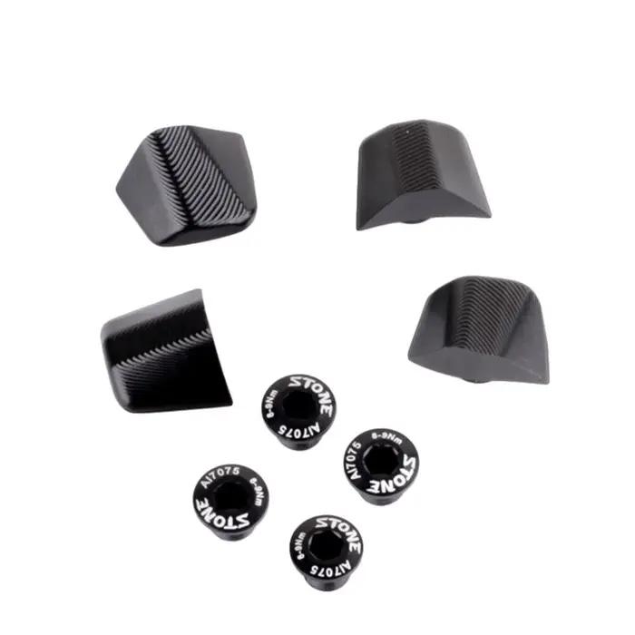 Boulons à plateau unique, écrous décorés en alliage pour Shimano FC-9000 R7000 R8000 R9100 R9200 fc-