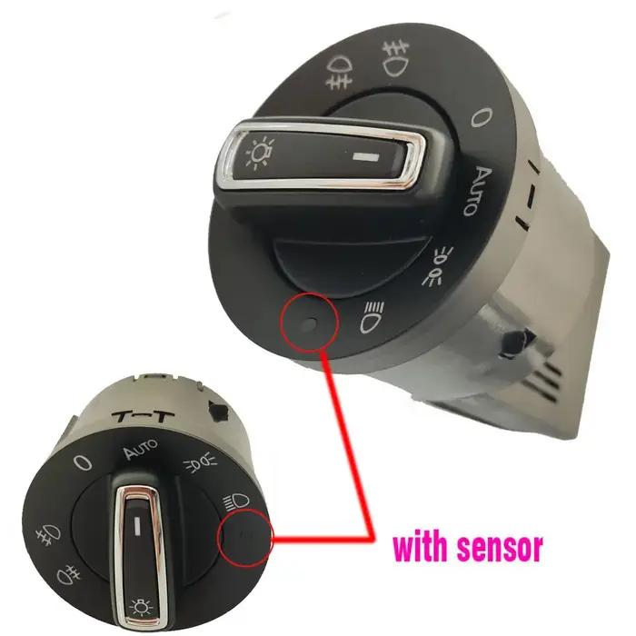 Phare de voiture antibrouillard, interrupteur de phare, accessoire de voiture pour VW Golf MK5 MK6 M