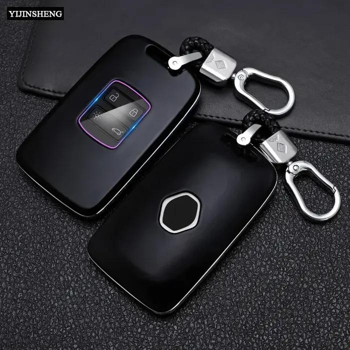 1x housse de clé de voiture ABS pour Renault Koleos Kadjar Scenic Megane Sandero Espace Clio Captur