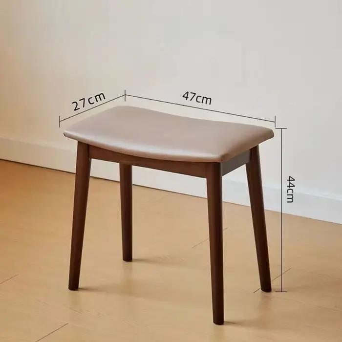 Tabouret de vanité, coussin de selle