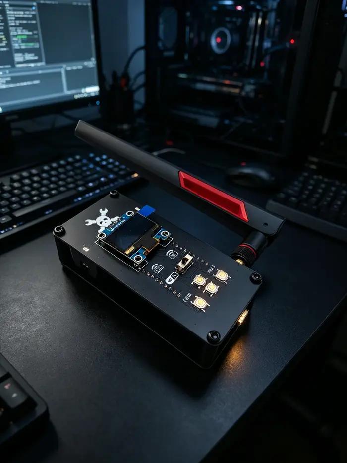 Scanner de signal sans fil double bande 2,4G 5G WiFi BW16 pour audit de sécurité