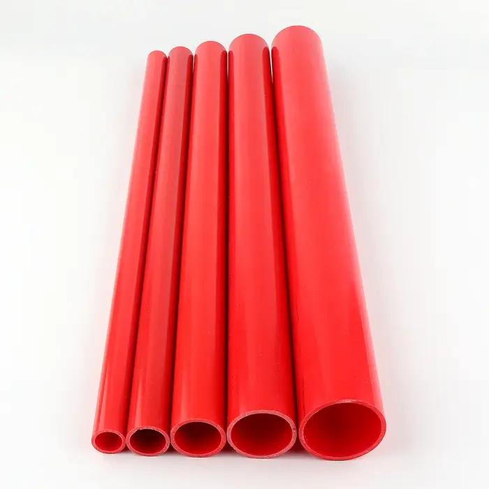 2 pièces OD 20~50mm Tuyau en PVC rouge Aquarium Réservoir de poissons Accessoires Système d'irrigati