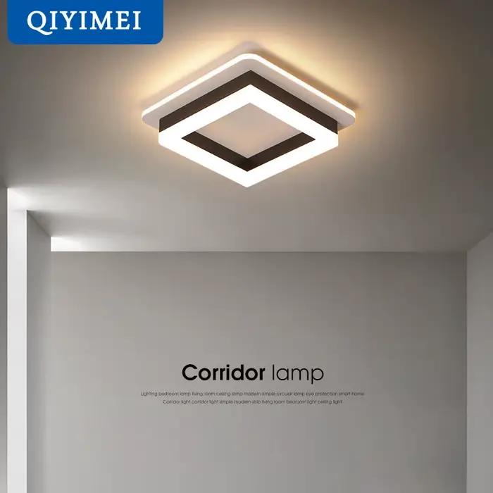 Lustre LED moderne éclairage intérieur pour couloir couloir monté en Surface acrylique plafonnier la