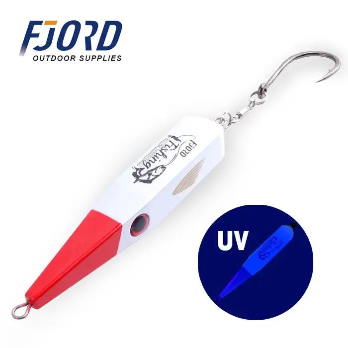 FJORD crayon appât 42g 55g 84g aiguille nez Surface bouchon pêche à la traîne dur nuit lueur eau salée Swimbait mer thon