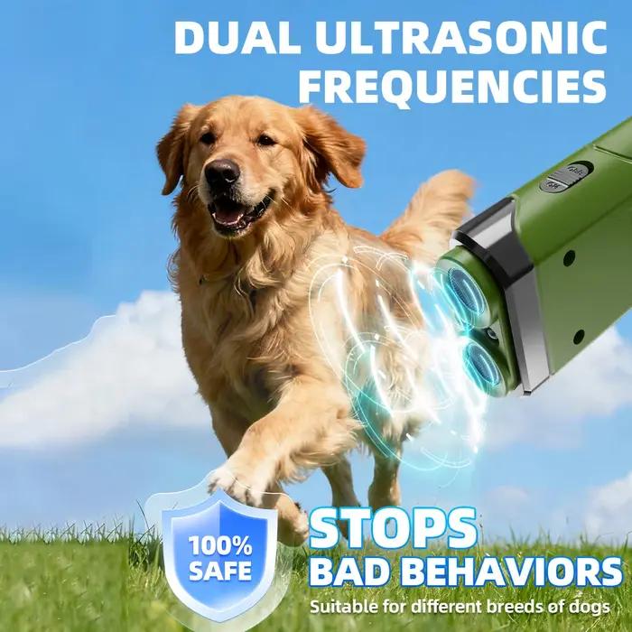 Répulsif professionnel pour chiens à ultrasons et lumière