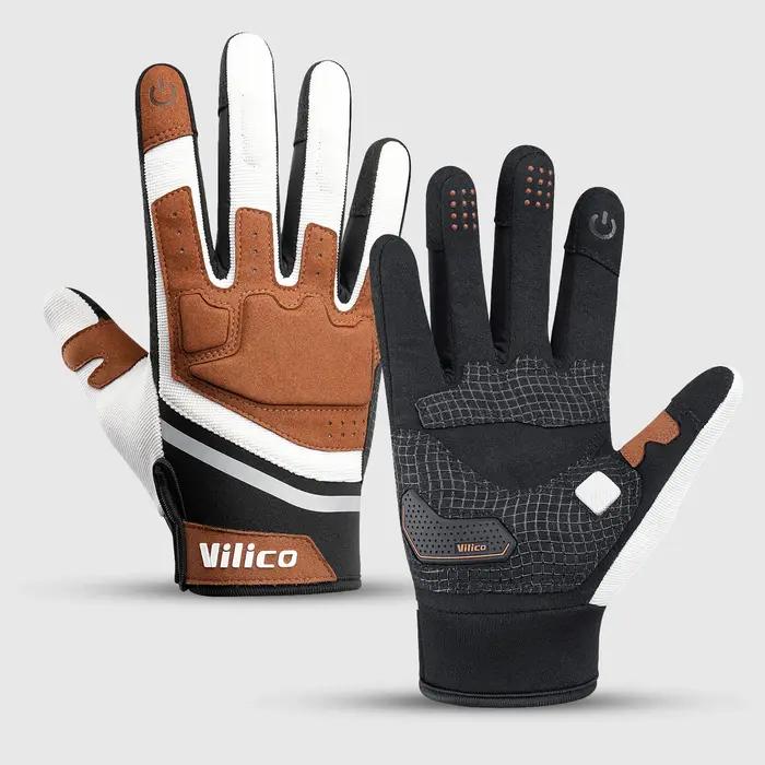 Gants cyclisme tactiques écran tactile - Thermiques coupe-vent imperméables route VTT hommes femmes