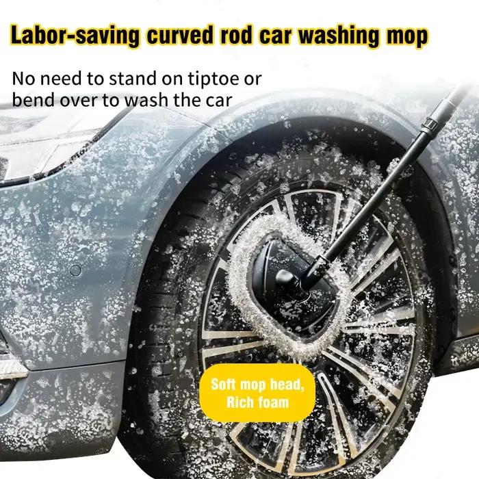 Nouveau vadrouille de lavage de voiture brosse de nettoyage télescopique longue poignée vadrouille d