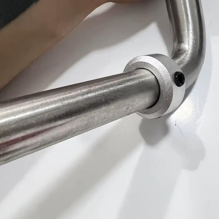 Barre en L pour l'entraînement de la force des avant-bras, des mains et des poignets, idéale pour la lutte de bras, avec poignée de type clé excentrique, diamètre 16 mm