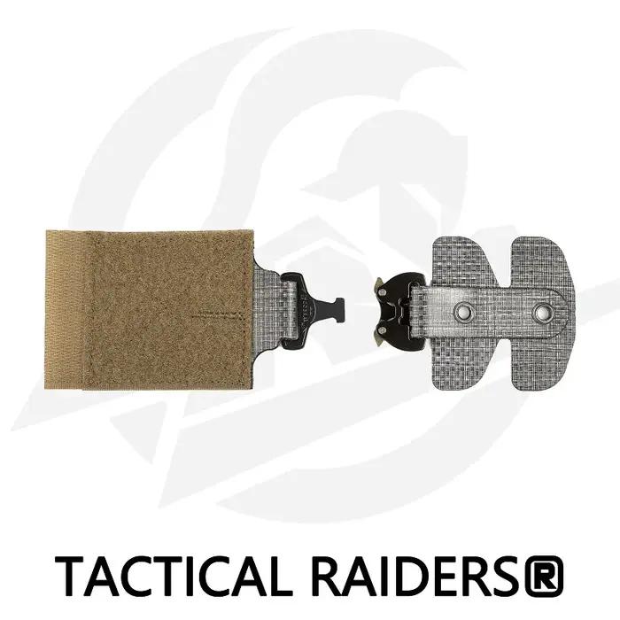 Plaque composite de gilet tactique, retrait rapide, ensemble de boucles en métal, dégagement rapide