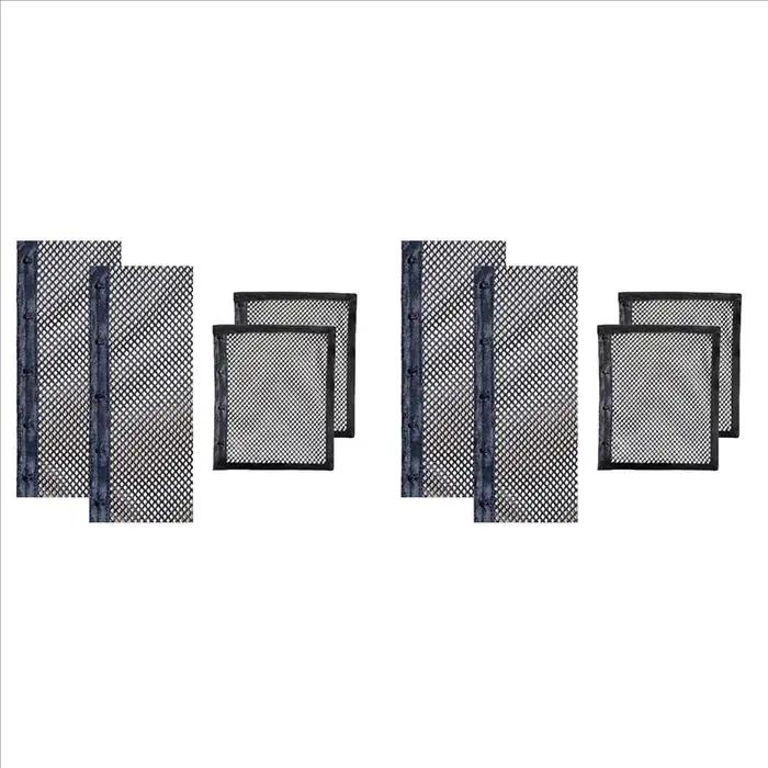 Civière de cheveux à verrouillage N de longueur ABWP-8PCS