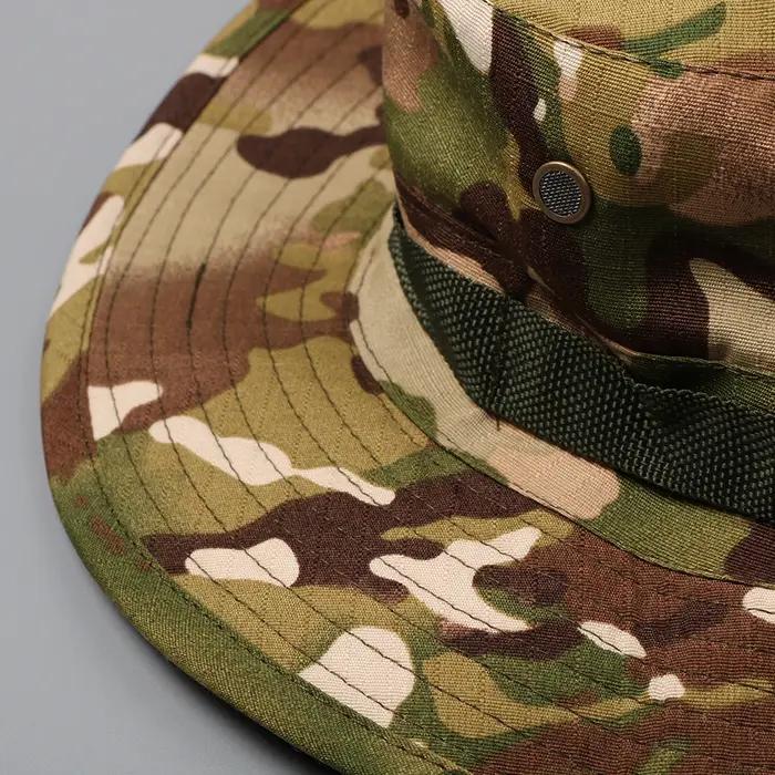Casquette camouflage tactique 59CM pour chasse et pêche - Boonie hat homme extérieur sport