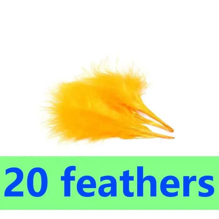Plumes de liaison de mouche en marabout de dinde
