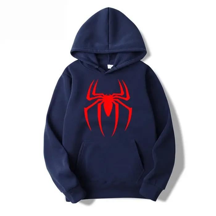 2023 automne/hiver hommes nouveau araignée sport sweat à capuche imprimé pull à capuche hommes décon