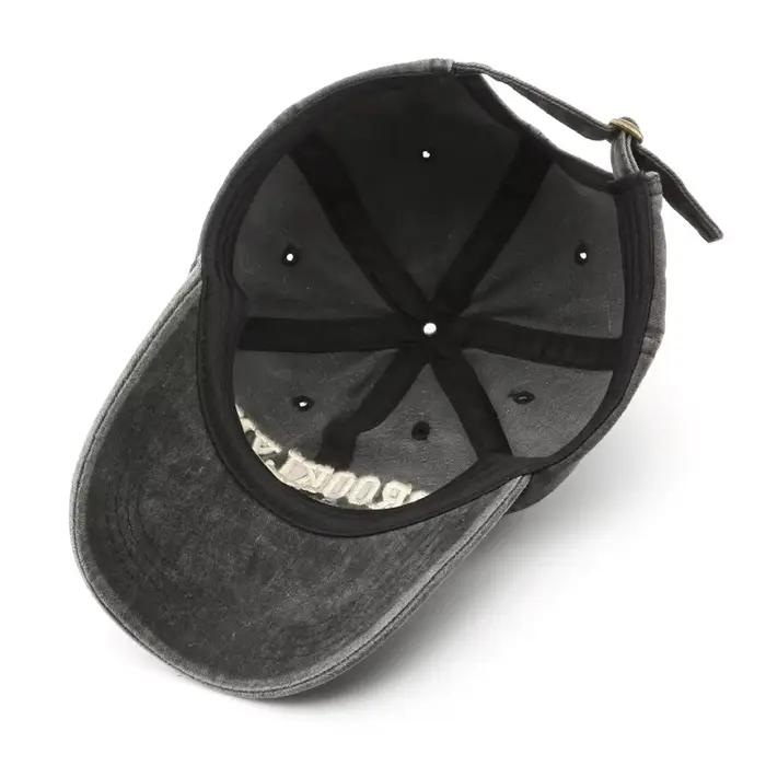 Rétro brooklyn lettre broderie casquettes de Baseball printemps été hommes femmes coton réglable cha