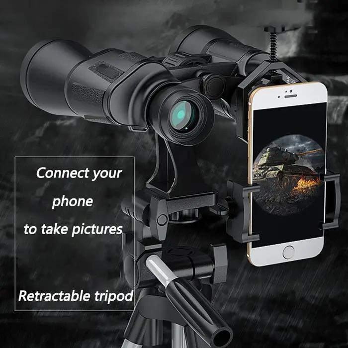 50000M militaire allemand 20X50 Zoom HD BAK4-Prism jumelles puissantes télescope professionnel longu