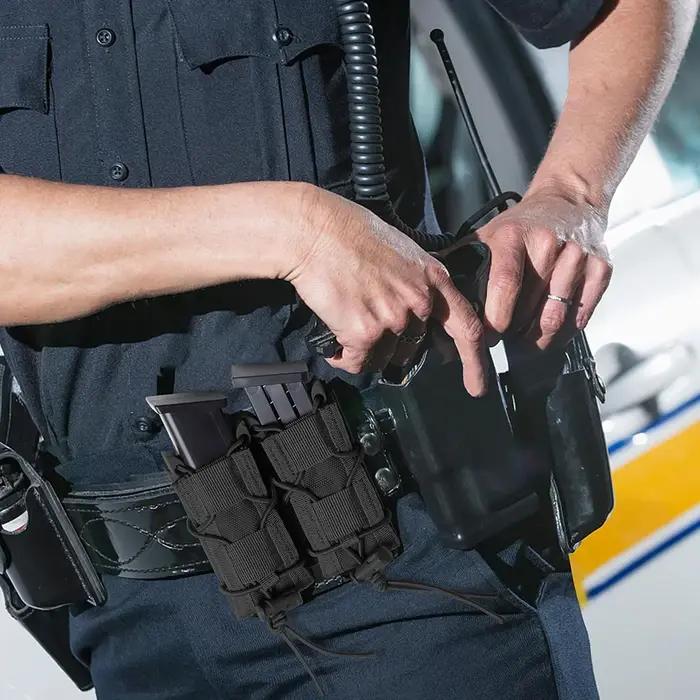 .45 9mm pistolet Double pochette pour magazines tactique Molle