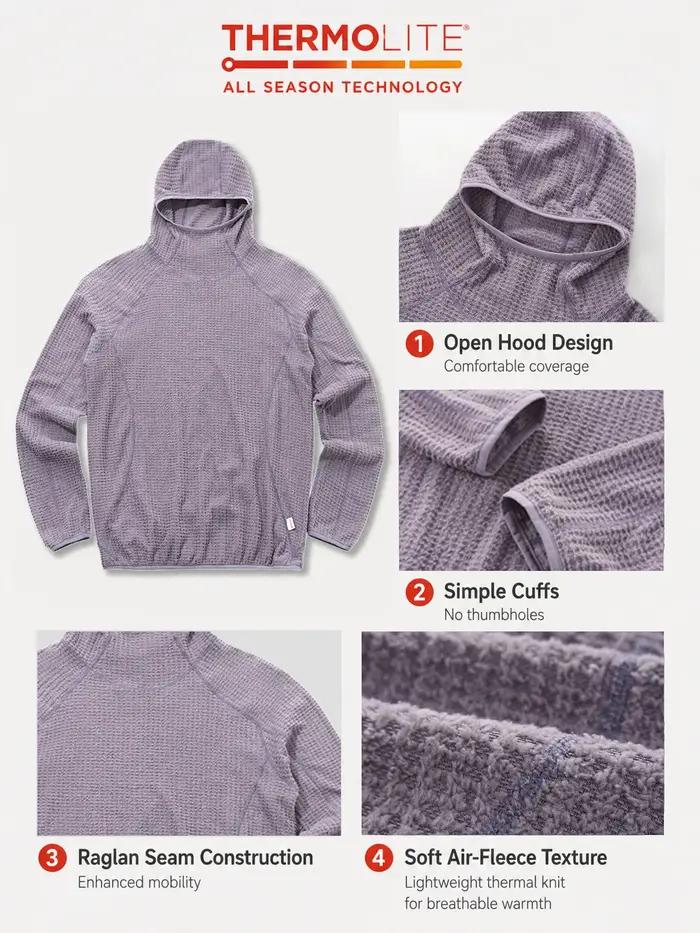 Thermolite ® Sweat-shirt thermique unisexe toutes saisons