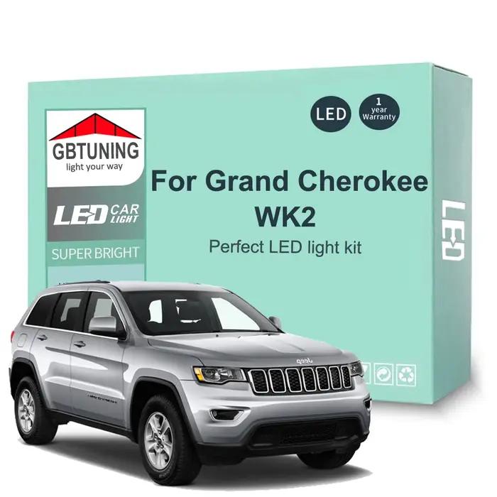 Kit d'éclairage intérieur LED Canbus, Jeep Grand TraffWK2, 2011- 2016, 2017, 2018, 2019, 2020, 2021,