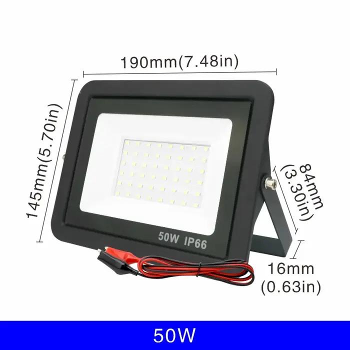 DC12V Led projecteur 20W 30W 50W 100W