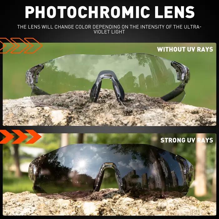 Kapvoe nouvelles lunettes de sport de vélo photochromiques hommes femmes Marathon extérieur vtt cycl
