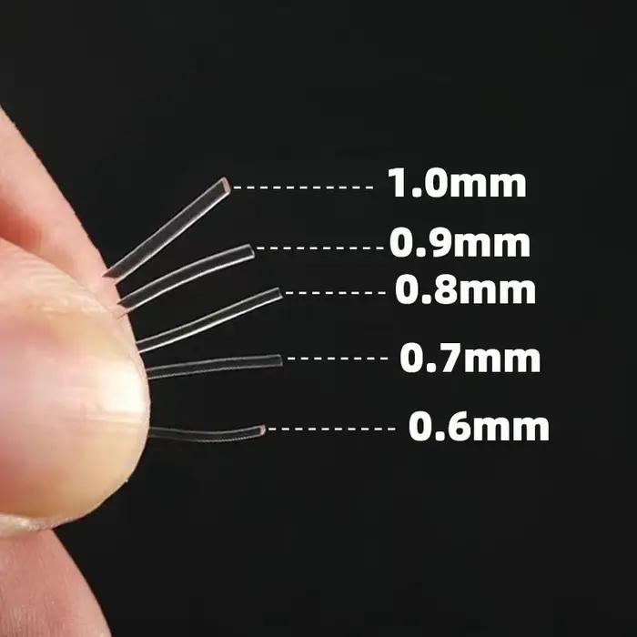 0.6/0.7/0.8/0.9/1.0mm ligne de pêche de grande taille 500m 100m Monofilament pêche en mer ligne de p