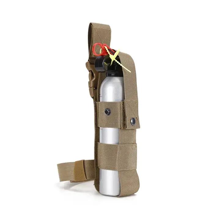 Holster cuisse bouteille d'eau tactique MK9 - Porte-gourde ceinture sac cuisse spray poivre extincteur