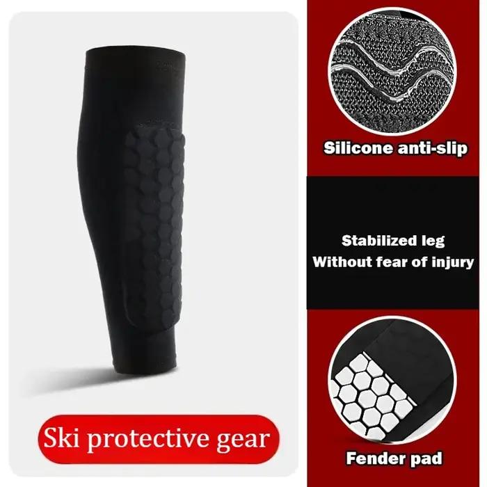 Paire de manchons de protège-tibia de ski