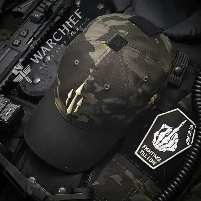 Casquette tactique Poseidon camouflage multicam noir pour chasse - Baseball cap militaire