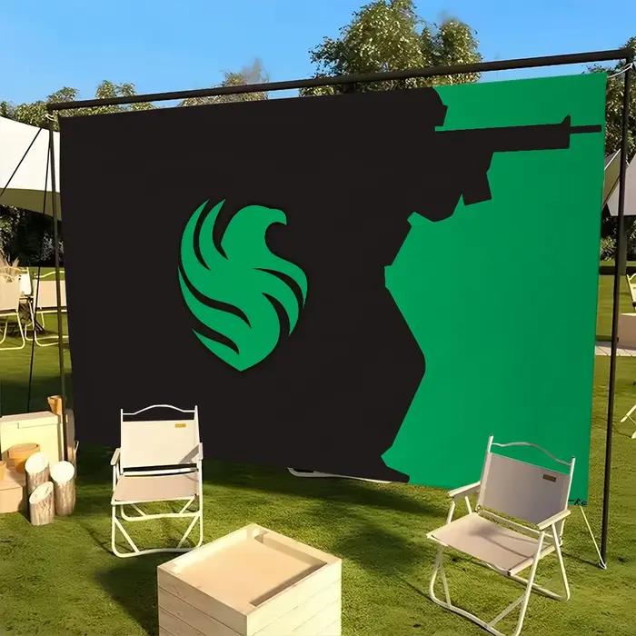 Drapeau de l'équipe, jeu de sciences artistiques, salle de Fi, décoration murale pour la maison, décor CS2, bannière Falcons
