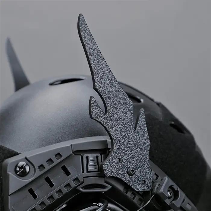 Ornements de casque tactique en forme de cornes de dragon