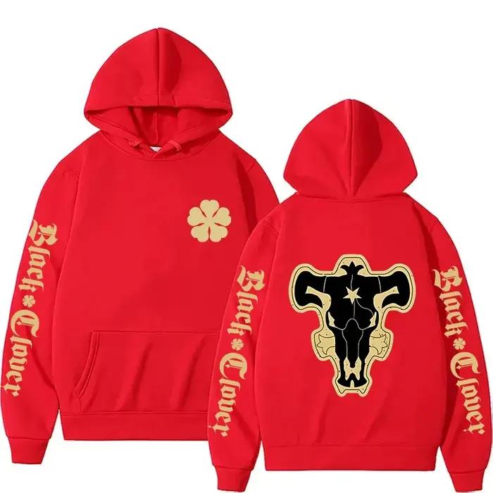 Sweat à capuche tendance imprimé Black Bull, sweat-shirt confortable à manches longues, haut décontracté ample style streetwear pour hommes et femmes