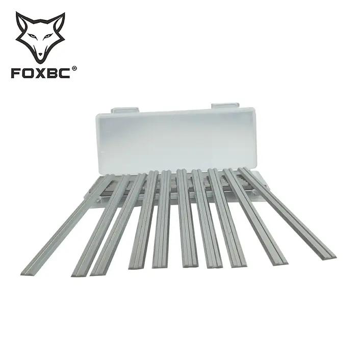 FOXBC 20 pièces 82mm lames de raboteuse électrique couteaux de raboteuse à bois réversibles pièces d