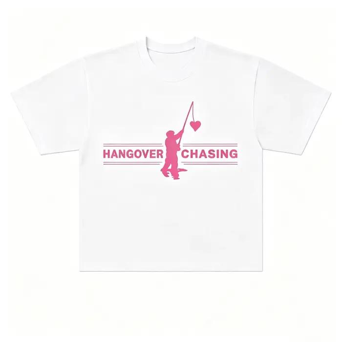 T-shirt unisexe 100 % coton « Hangover Chasing Harry Styles » 2026 – Vêtement décontracté Y2K populaire pour homme et femme, idéal pour l'été et le streetwear