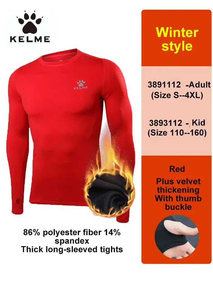 KELME – collants de Compression à manches longues pour hommes