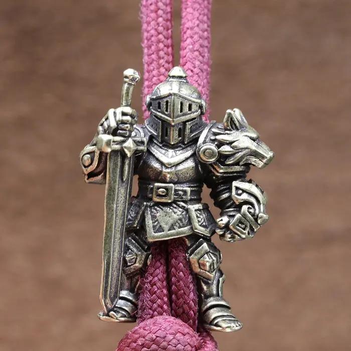 Perles de couteau en laiton style guerrier romain