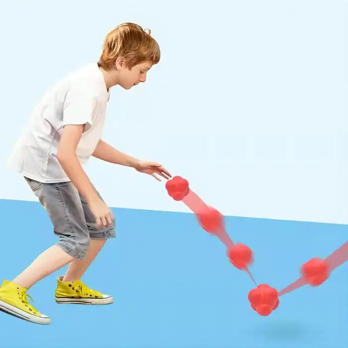 Balle de réaction hexagonale vitesse agilité entraînement balle en Silicone Coordination réflexe spo